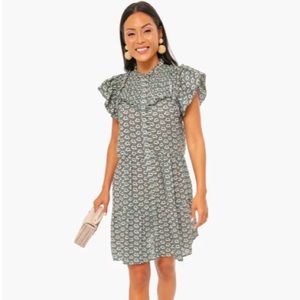 Sage Amalia Short Sleeve Button Down Tunic